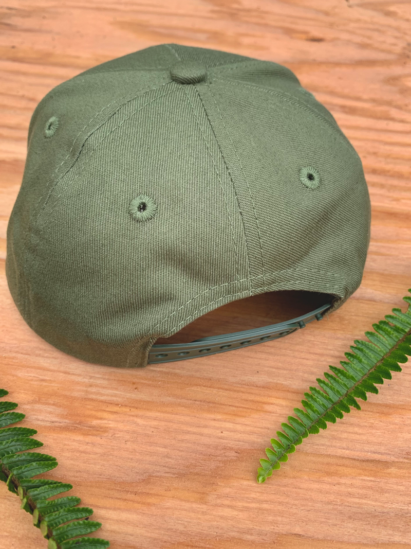 Moss Green Snapback Pāpale