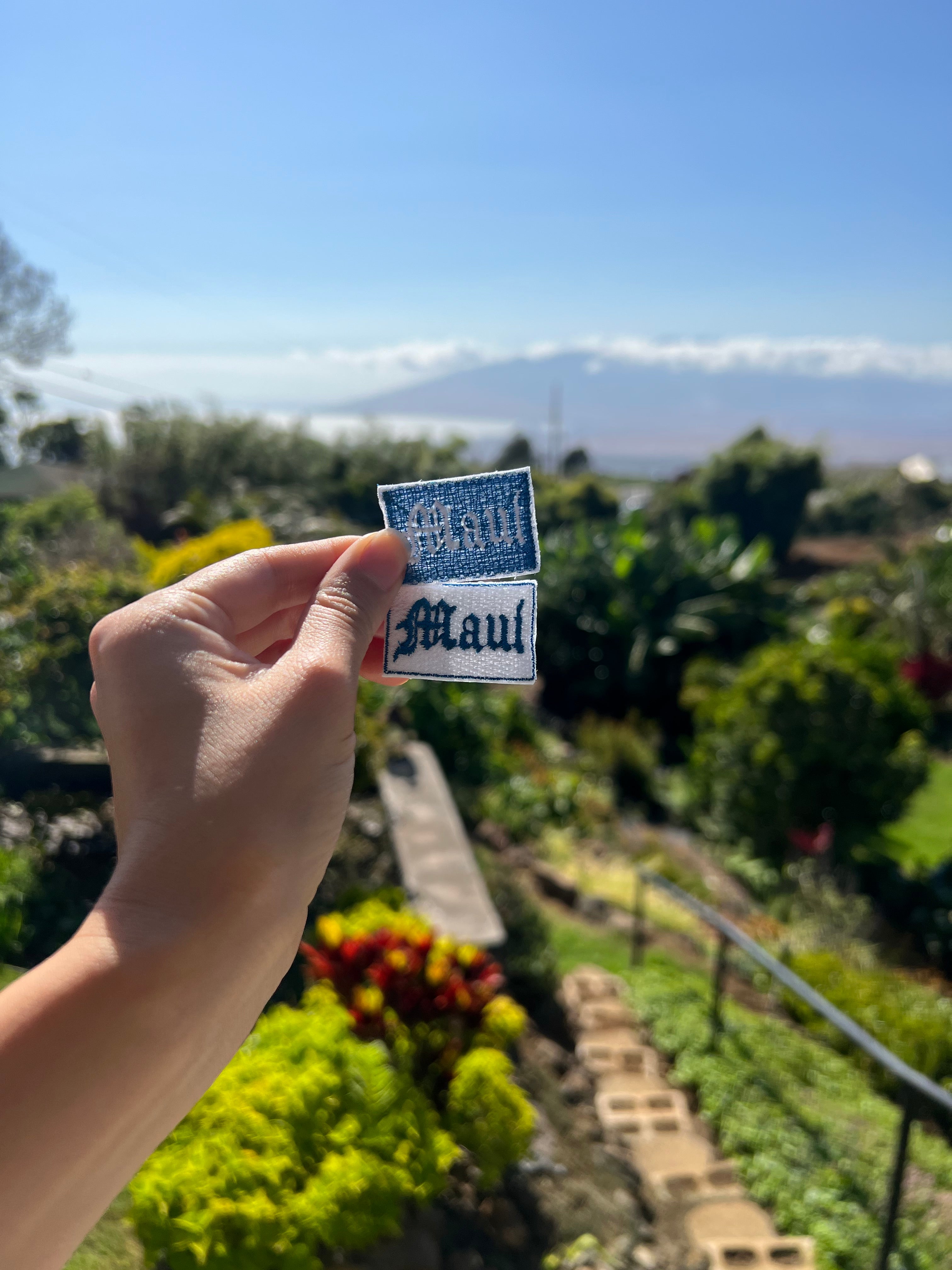 Island Name Embroidered Patch